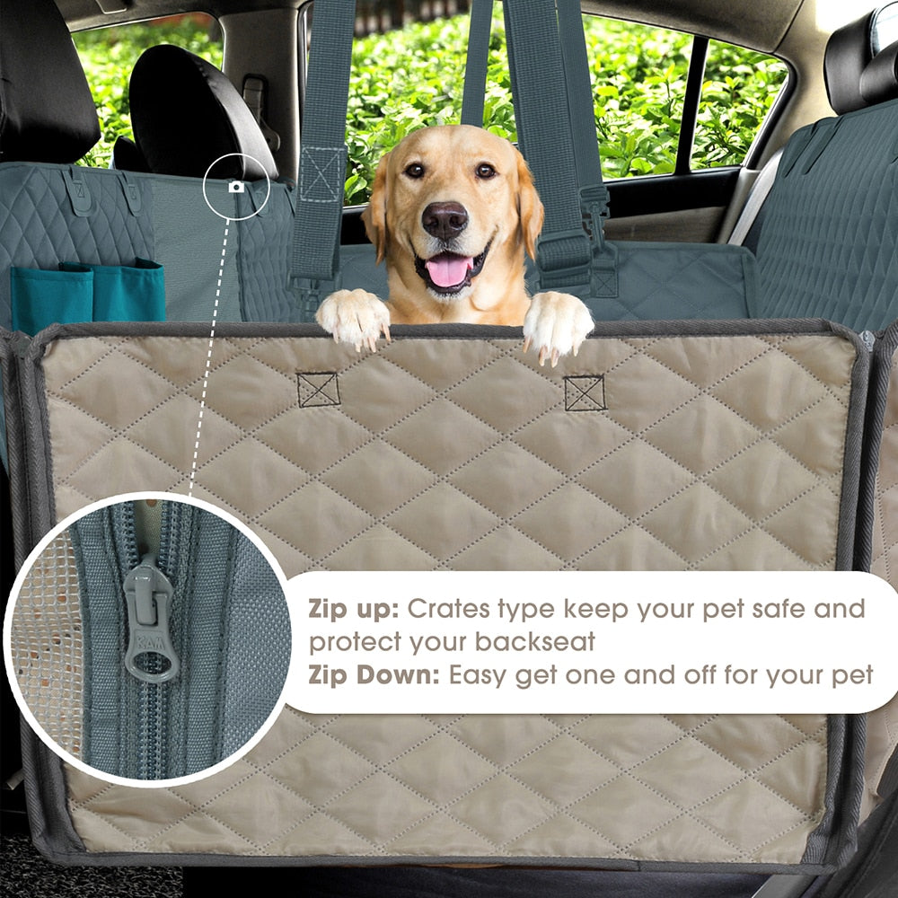 Keep Your Car Clean & Safe: Waterproof Pet Car Seat Cover With
