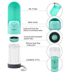 Portable Pet Water Bottle w/ Filter