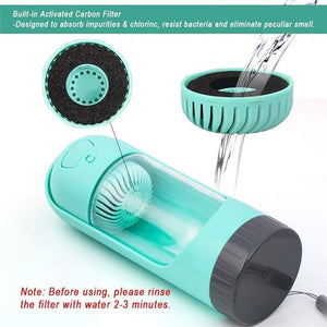 Portable Pet Water Bottle w/ Filter